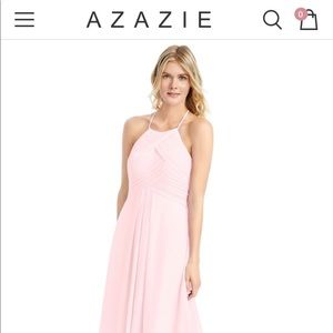 Azazie Blushing Pink Ginger Bridesmaid Dress!
